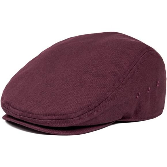 Men Ivy Cap Cotton Twill Newsboy Flat Cap - Picture 1 of 8